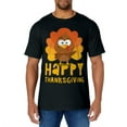 thumbnail image 2 of Funny Turkey Thanksgiving T-Shirt for Men Women Cotton Summer Top Tee, 2 of 3