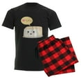 thumbnail image 6 of CafePress - Kawaii Tofu Asking People To L Men's Dark Pajamas - Men's Dark Loose Fit Cotton Pajama Set, 6 of 7