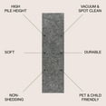 thumbnail image 2 of JONATHAN Y MERCER SHAG Mercer Shag Plush Charcoal 2 ft. x 8 ft. Runner Rug (MCR106B-28), 2 of 8