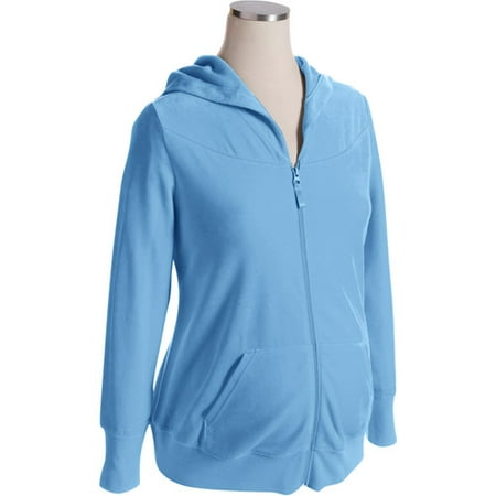 Athletic Works - Maternity Velour Zip Hoodie