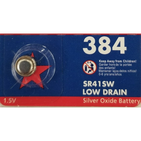 Mercury Free Silver Oxide Bat 384