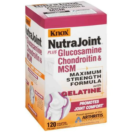 Knox Knox NutraJoint Plus Glucosamine Chondroitin and MSM, 120 ea