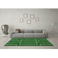thumbnail image 3 of Ahgly Company Indoor Rectangle Abstract Emerald Green Modern Area Rugs, 4' x 6', 3 of 4