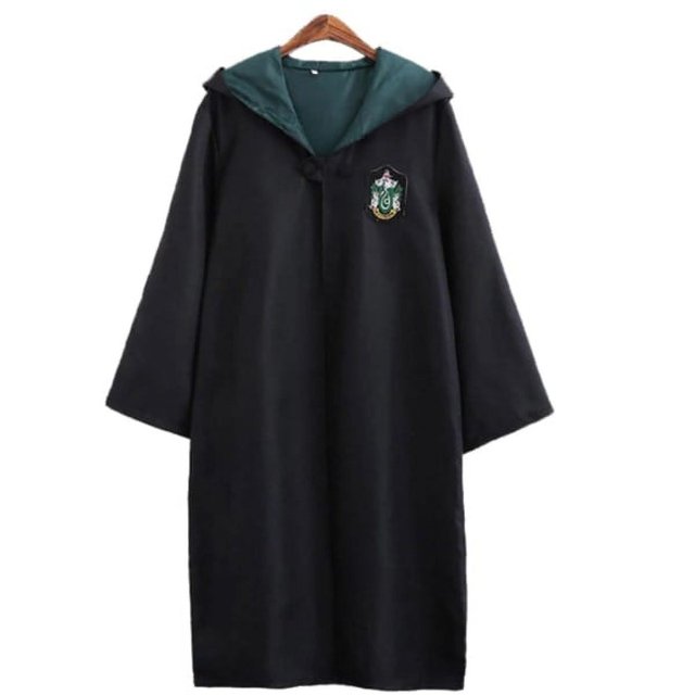 Traje mágico de Harry Potter cuatro universitarios traje mágico Slytherin S/155-165cm brillar Electrónica