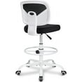 thumbnail image 3 of Coolhut Office Chair Armless, Tall Office Desk Chair Adjustable Height and Footring, Low-Back Ergonomic Standing Desk Chair Mesh Rolling Tall Chair for Art Room, Office or Home, 3 of 8