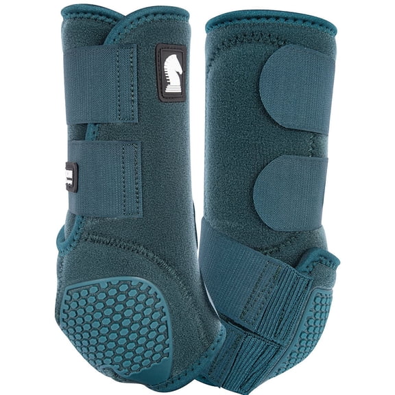 Classic Equine Dragonfly Green Flexion Hind Splint Boots Dragonfly Green LARGE