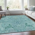 thumbnail image 5 of Dalyn Rugs Machine Washable Indoor/Outdoor Chantille Blue 10' x 14' Rug, 5 of 9