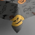 thumbnail image 3 of Halloween Pumpkins and Bats Rectangle Tablecloth 60"x84",Waterproof Polyester Rectangle Table Cloth, Wipeable Spillproof Polyester Tablecloth for Dining, Camping, Indoor and Outdoor, 3 of 5
