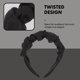 thumbnail image 5 of Diadema trenzada de color puro, elegante diadema, tocado de moda para mujeres y niñas., 5 of 8