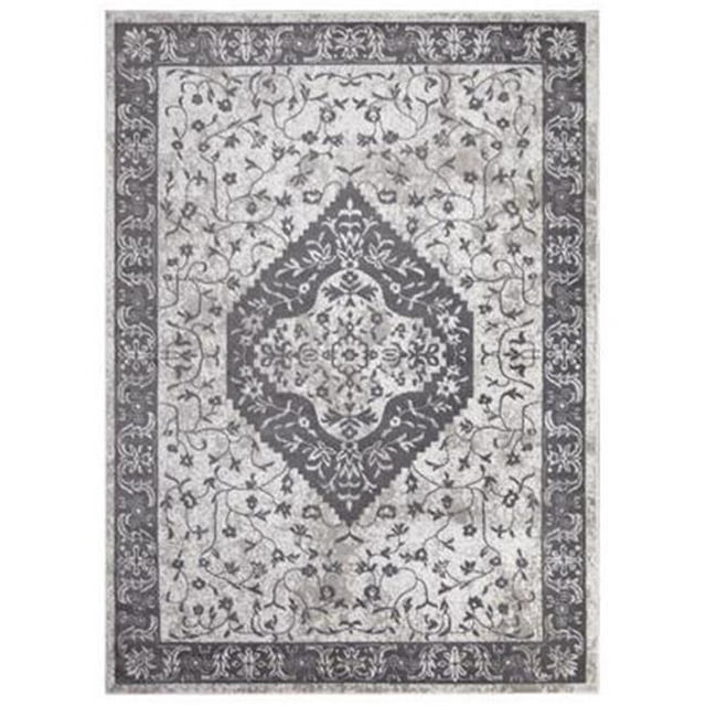 Concord Global Trading 69223 3 x 4 ft. Jefferson Pearl Heriz Medallion Rectangle Area Rug, Ivory