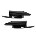 thumbnail image 4 of 1 Pair Front Bumper Lip Spoiler UV Protective Clear Coated Sporty Look for 5 Series F10 M5 2011 to 2017 Glossy Black, 4 of 5