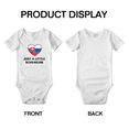 thumbnail image 3 of Just A Little Slovakian Cute Baby Clothing Bodysuits For Boy Girl, 3 of 5