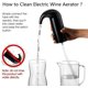 thumbnail image 4 of Decantador aireador de vino eléctrico, dispensador automático de vino, filtro, vertedor de aireación, boquilla para botella, accesorios de vino para amantes del vino, 4 of 4