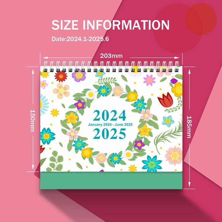 Calendrier de bureau 2024-2025, Standing Flip 2024-2025 Calendrier