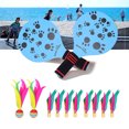 thumbnail image 3 of Raindrops Beach Paddle Set Wooden Racket Portable Durable for Lawn Garden Beach and Backyard Games, 3 of 8