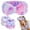 Gradient Purple, variant on 3 Pieces Face Wash Headband and Wristband Set, Spa Headband Makeup Skincare Headbands Wrist Towels Wrist Bands for Washing Face