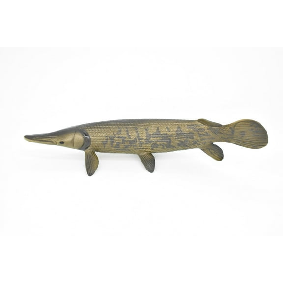 Collectible Wildlife Gifts 6” Alligator Gar Educational Rubber Figurine