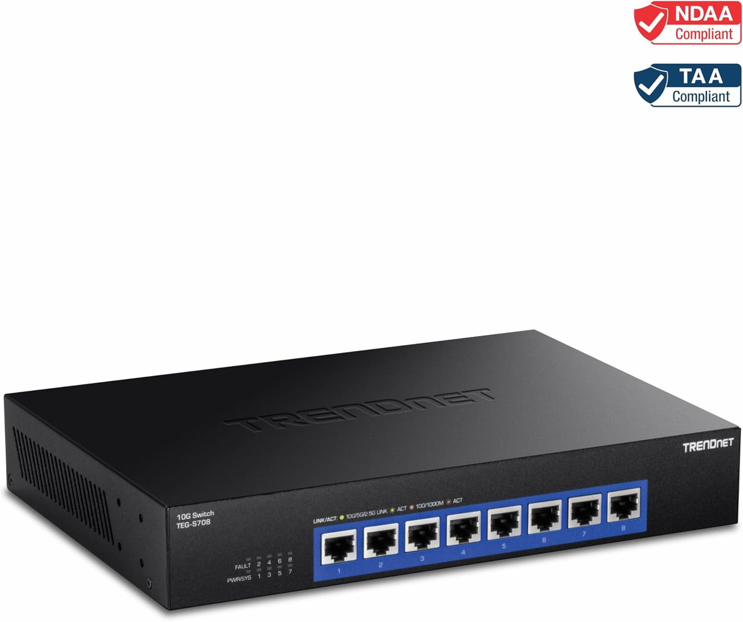 ルーター・ネットワーク機器 tp-link 8-Port 10G Switch TL-SX1008 Amazon | TP-Link 8ポート 全ポート10G対応 10G マルチギガビット