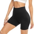 thumbnail image 2 of Biker Shorts for Women High Waist Tummy Control Anti-Light Stretch Spandex Fitness Workout Shorts for Yoga Running Athletic Gym, 2 of 8