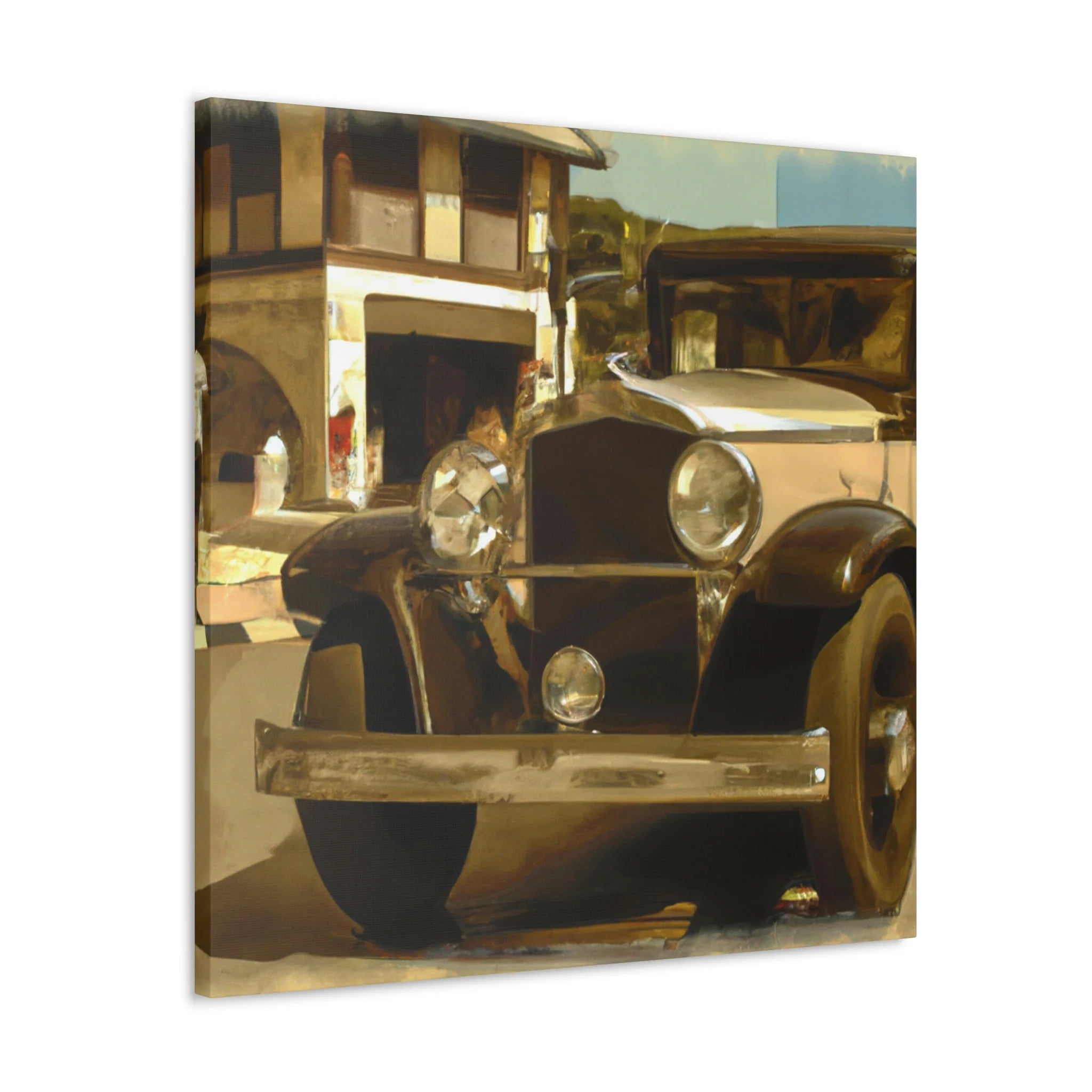 Classic Car Triumphant - Canvas