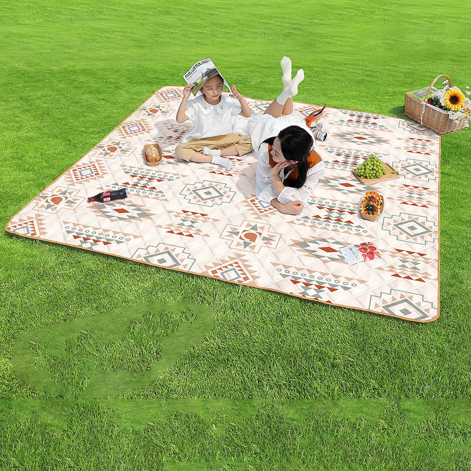 Tapis De Camping Pliable En Mousse Imperméable Pour Camping, Pique