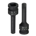 thumbnail image 5 of Unique Bargains M9 Impact Spline Bit Socket, 3/8' Square Drive 60mm Length CR-MO Metric Sizes, 5 of 5