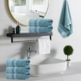 thumbnail image 6 of Tyidzon Hand Towels for Bathroom, Cotton Soft Absorbent Face Towels for Hotel, Spa, Bathroom, Gym, 13x29 Inch, Green, 6 of 9