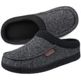 thumbnail image 1 of Pantuflas ULTRAIDEAS 25‑27 cm Negro/Gris con espuma viscoelástica, 1 of 7