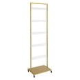 thumbnail image 5 of Champagne Display Holder, Mobile Champagne Rack Shelf, Wine Glass Stemware Rack Gold, 5 of 15