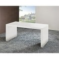 thumbnail image 4 of White Lacquer Computer Desk, 4 of 4
