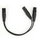 thumbnail image 1 of Cable adaptador en Y, 1 entrada XLR macho a hembra Cable adaptador Cable de aspecto llamativo, 1 of 9