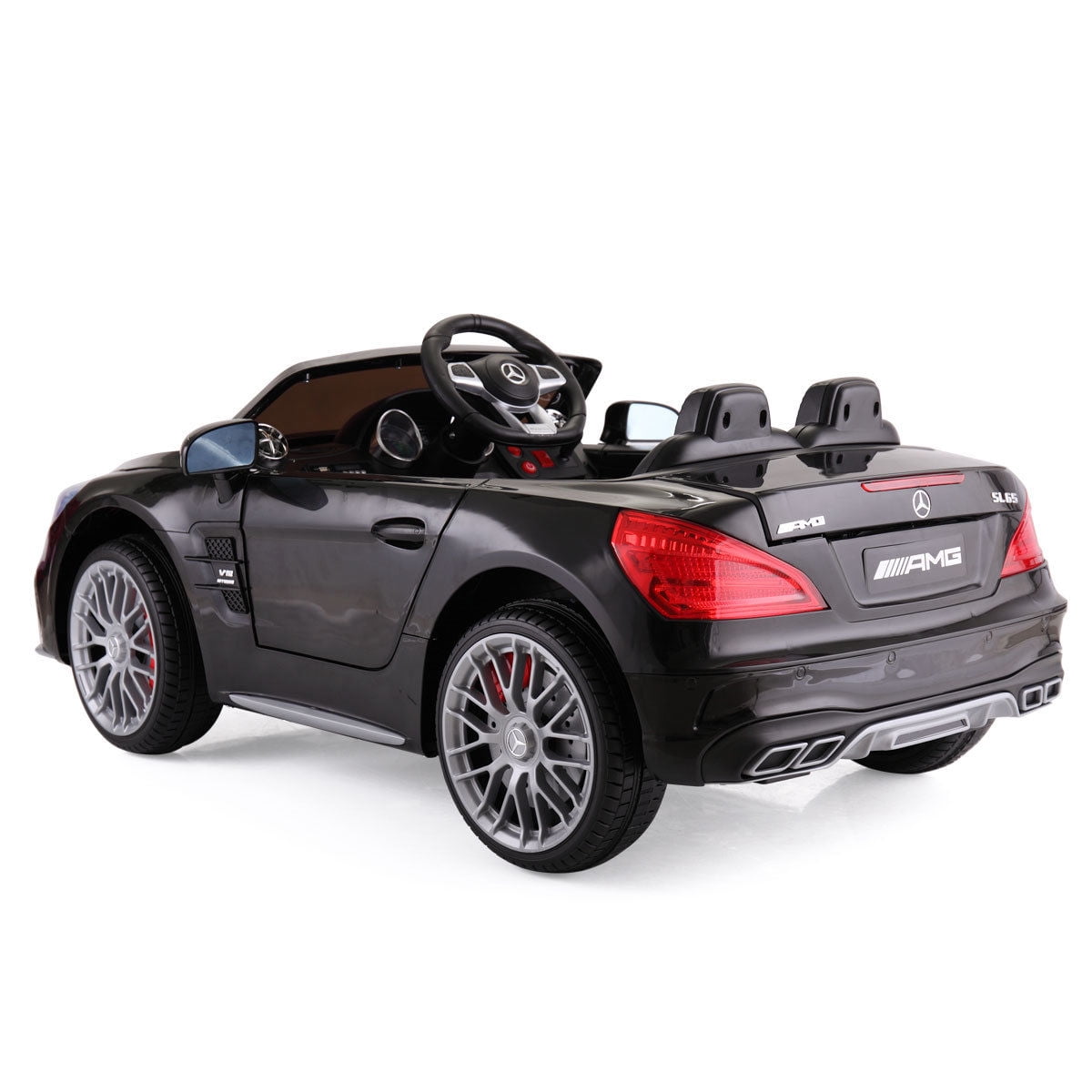 Kepooman 12V Kids Ride on Electric Car, Motorized Vehicles for Girls, Toy Gift for Boys Grils, Black