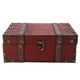 thumbnail image 1 of Caja de almacenamiento de madera vintage, cofre decorativo para joyas con cerradura, decoración del hogar 6282‑2301, 1 of 10