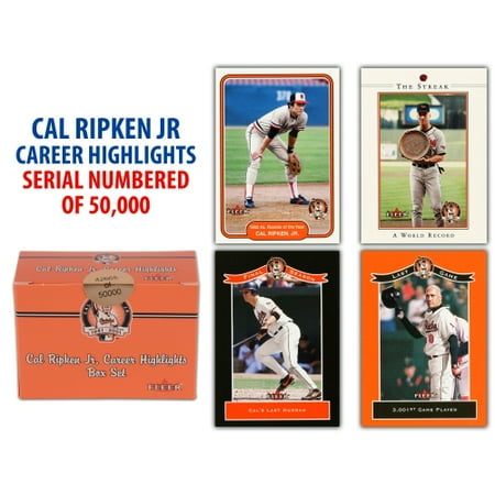 Ripken Jr Hall Of Fame - Fanatics Authentic Cal Ripken Jr. Baltimore Orioles Fleer Trading Card Set of 60 - No Size
