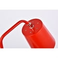 thumbnail image 4 of Leroy 1 light red table lamp, 4 of 5