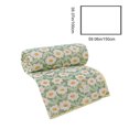 thumbnail image 3 of Qocolhg Summer Quilt Bedding Modern Cool Feeling Air Conditioner Quilt for Kids, Cotton Breathable Comforter Print Floral Quilts Bedspread, Cooling Blankets for Hot Sleepers, 39x59 inch, Green, 3 of 7