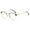 Black gold, variant on Retro Round Metal Eyeglass Frames for Square Faces, Full Frame Fashion Eyewear with a Classic Style