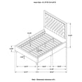 thumbnail image 2 of Pemberly Row Velvet Upholstered Tufted Platform Queen Bed Black, 2 of 11