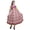 Fuschia Pink, variant on Bimba Printed Long Kurti For Women Anarkali Dress Indian Casual Top Tunic
