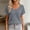 Gray, variant on jjayotai Plus Size Tops for Women Short Sleeve T Shirt V Neck Hollow out Shirts Casual Summer Trendy Blouses