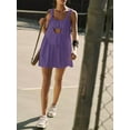 thumbnail image 5 of Lamuusaa Women's Tennis Dress Cutout Loose  Athletic Dresses with Built in Bra and Shorts Set, 5 of 6