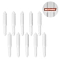 thumbnail image 4 of BESTOMZ 10PCS Toilet Paper Roller Fit-All Style Plastic Spring Loaded White Toilet Paper Roller Bathroom Paper Holder Replacement, 4 of 5