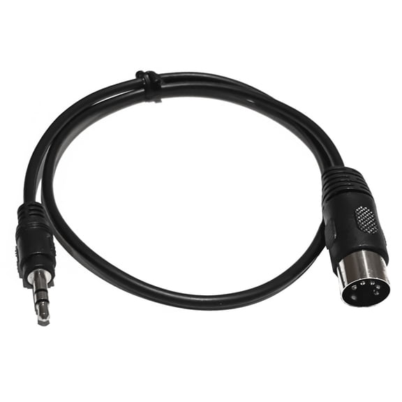 19.69inch Long 5 Pin Din to 3.5mm Male Sound Cord Converter Cable Wire for Connecting European Sound Equipment