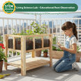 thumbnail image 3 of PETSCOSSET Wood Raised Garden Bed, Elevated Planter Box with Legs for Outdoor, 28 X 16 X 23 in, 3 of 8