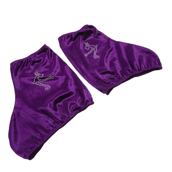 Skates Ice Skating Outfit Skating Shoes Covers Skate Covers Boot Covers Roller Skating Purple Polyester Men and Women