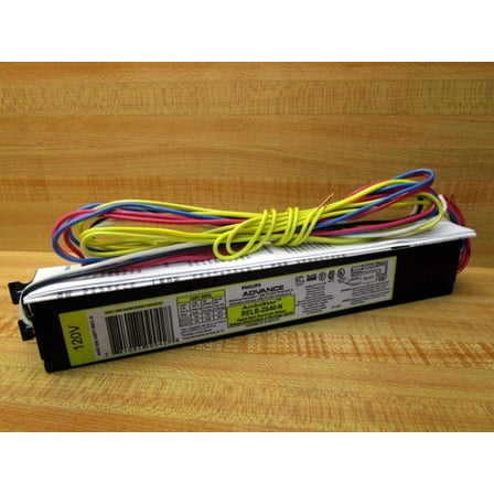 Philips Advance RELB-2S40-N Electronic Ballast, T12 Lamps, 120V Lighting, Black