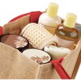thumbnail image 5 of Westford Mill Jute Mini Presentpåse (6 liter) One Size Naturlig/Ljusröd Natural/Bright Red, 5 of 5