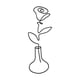 thumbnail image 1 of Adorno colgante de pared para el Día de la Madre, chimenea de metal, decorativo para el Día de la Madre flor de liana, 1 of 9