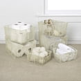 thumbnail image 3 of happimess BSK3000C-6SET Sutton Modern Glam Handmade Wire Metal Nesting Storage Baskets, Almond (Set of 6), 3 of 6