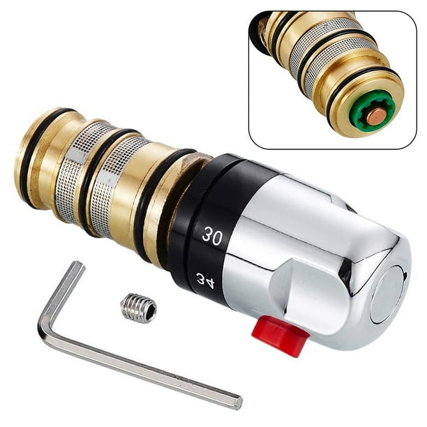 Brass Thermostatic Bath Mixer Shower Tap Replacement Cartridge Valve